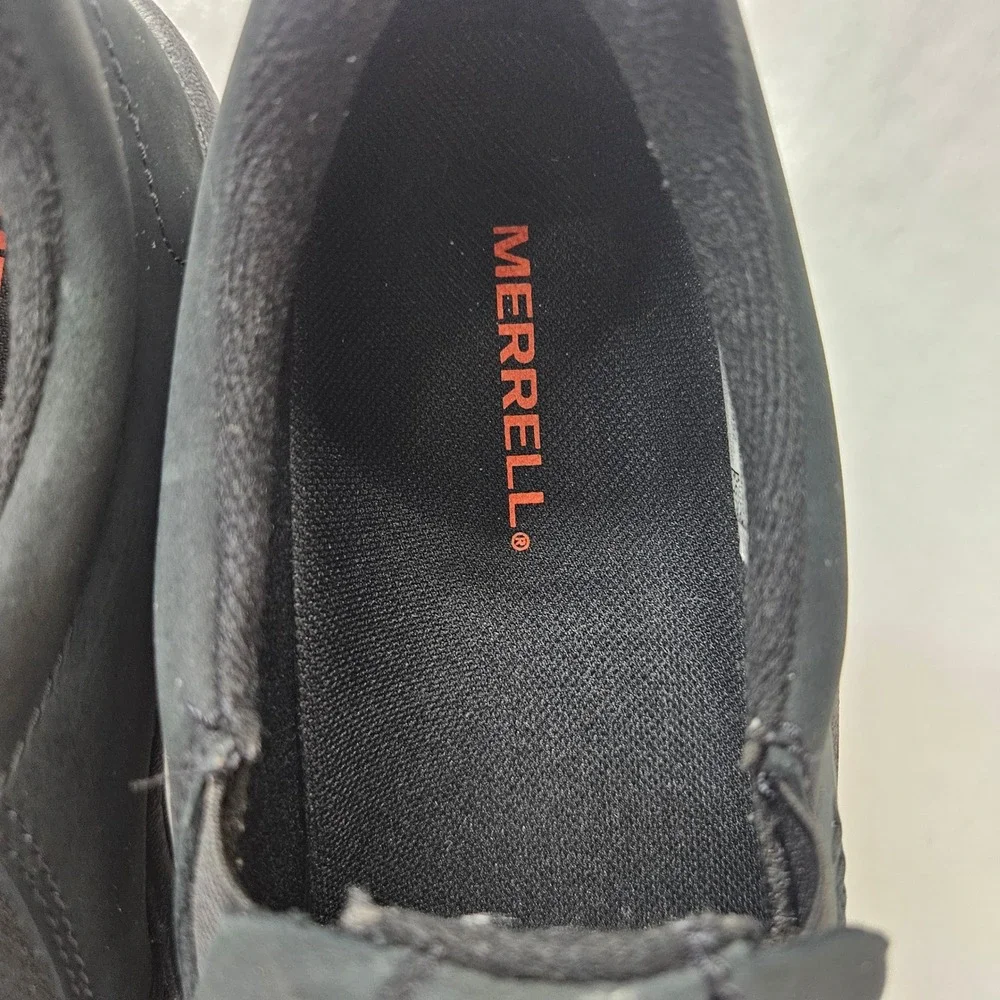 Merrell Jungle Moc Suede Slip On Shoes J55992 Black Womens Size 10